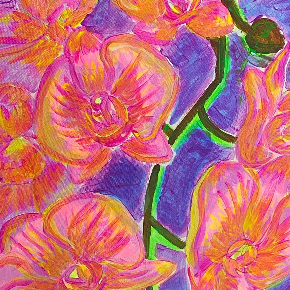 Orchid painting 🌺 - Picture 3 of 9